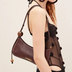 자크뮈스 르 비쥬 펄 비디드 숄더백 와인 금장 레더 레플리카 미러급 SA급 S급 고퀄리티 최상급 하이엔드 가방 [여성]