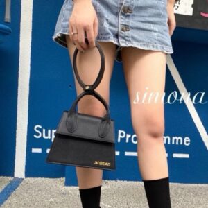 자크뮈스 르 치키토 노드 코일드 핸드백 블랙 금장 레더 레플리카 미러급 SA급 S급 고퀄리티 최상급 하이엔드 가방 [여성]