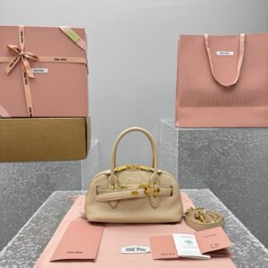 미우미우 아벙츄어 미니 나파 레더 백 베이지 레플리카 미러급 SA급 S급 고퀄리티 최상급 하이엔드 가방 [여성]