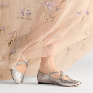 디올 Very Dior 발레리나 플랫 실버 레플리카 미러급 SA급 S급 고퀄리티 최상급 하이엔드 신발 [여성]