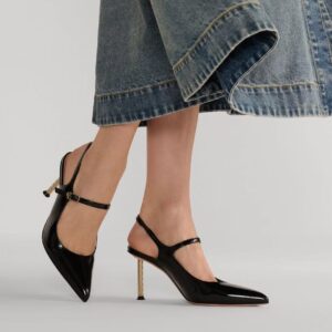 디올 Dior Icon 슬링백 펌프스 블랙 레플리카 미러급 SA급 S급 고퀄리티 최상급 하이엔드 신발 [여성]