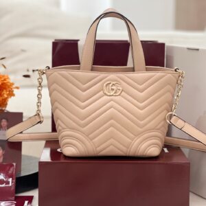 구찌 GG 마몽 미니 토트백 페일 핑크 847386 레플리카 미러급 SA급 S급 고퀄리티 최상급 하이엔드 가방 [여성]