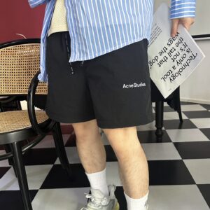 아크네스튜디오 x 카파 릴렉스드 핏 쇼츠 반바지 블랙 레플리카 미러급 SA급 S급 고퀄리티 하이엔드 최상급 의류 [남성여성공용]