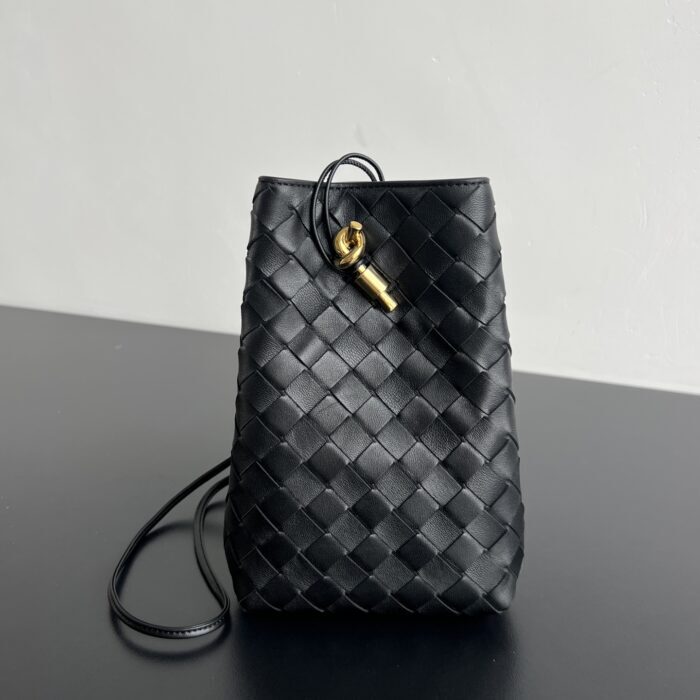보테가베네타 안디아모 휴대폰 파우치 843890 블랙 레플리카 미러급 SA급 S급 고퀄리티 최상급 하이엔드 가방 [여성] 2