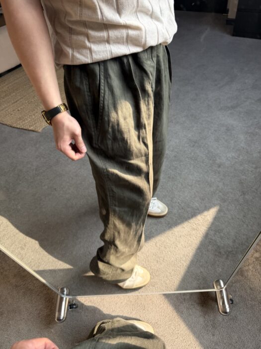 로로피아나 Reinga 캐쥬얼 아마 팬츠 초록색 레플리카 미러급 SA급 S급 고퀄리티 하이엔드 최상급 의류 [남성] 2