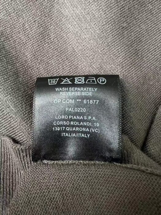 로로피아나 버튼리스 니트 폴로 셔츠 반팔티 카라티 라이트 브라운 레플리카 미러급 SA급 S급 고퀄리티 하이엔드 최상급 의류 [남성] 8