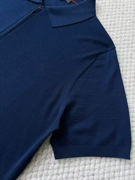 로로피아나 울 순색 반지퍼 폴로 카라티 반팔티 네이비 레플리카 미러급 SA급 S급 고퀄리티 하이엔드 최상급 의류 [남성] 6