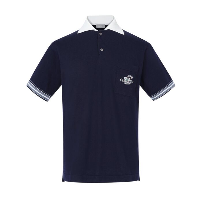 디올 은방울꽃 자수 폴로 셔츠 / 반팔티 / 카라티 네이비 593M810A7024 레플리카 미러급 SA급 S급 고퀄리티 하이엔드 최상급 의류 [남성여성공용] 20