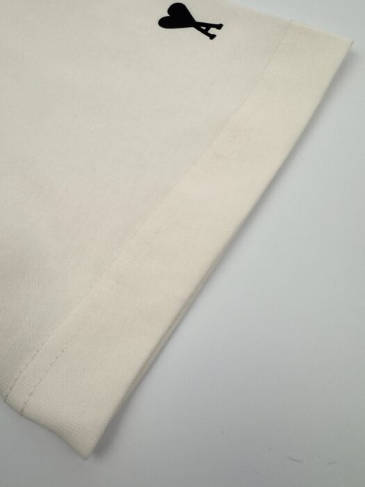 아미 화이트 코튼 아미 파리 프린트 티셔츠 반팔티 화이트 크림 레플리카 미러급 SA급 S급 고퀄리티 하이엔드 최상급 의류 [남성여성공용] 7