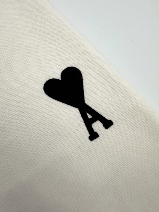 아미 화이트 코튼 아미 파리 프린트 티셔츠 반팔티 화이트 크림 레플리카 미러급 SA급 S급 고퀄리티 하이엔드 최상급 의류 [남성여성공용] 11