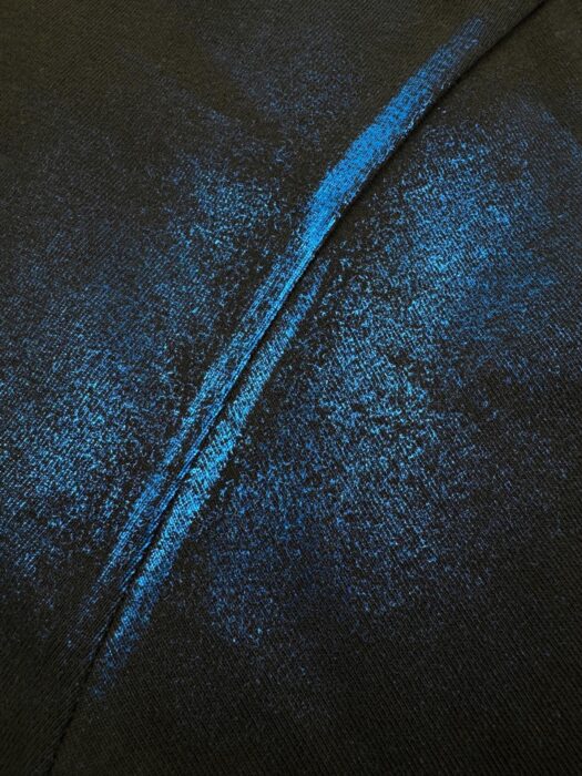 아크네스튜디오 블루 그라데이션 홀로그램 로고 반팔티 블랙 레플리카 미러급 SA급 S급 고퀄리티 하이엔드 최상급 의류 [남성여성공용] 6