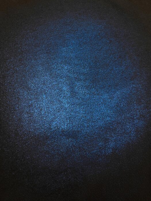 아크네스튜디오 블루 그라데이션 홀로그램 로고 반팔티 블랙 레플리카 미러급 SA급 S급 고퀄리티 하이엔드 최상급 의류 [남성여성공용] 10