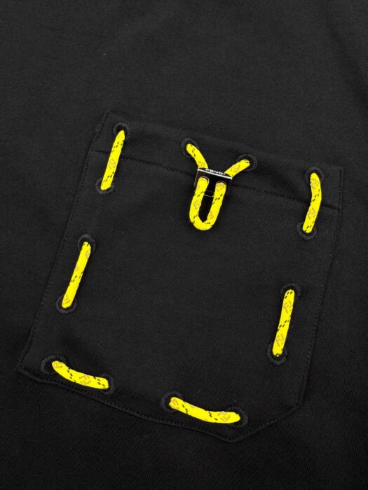 펜디 포켓 선 디자인 순색 반팔티 블랙 레플리카 미러급 SA급 S급 고퀄리티 하이엔드 최상급 의류 [남성여성공용] 10