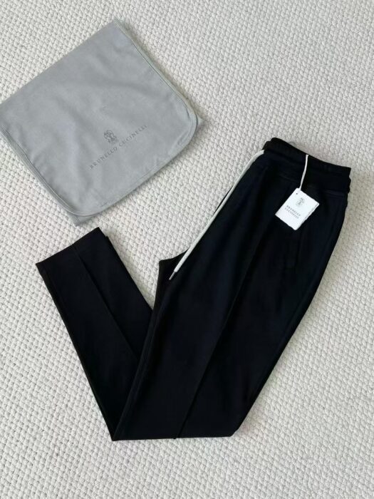 브루넬로쿠치넬리 BRUNELLO CUCINELLI 운동복 세트 후드집업 팬츠 블랙 레플리카 미러급 SA급 S급 고퀄리티 하이엔드 최상급 의류 [남성] 5