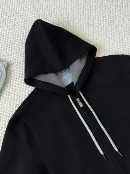 브루넬로쿠치넬리 BRUNELLO CUCINELLI 운동복 세트 후드집업 팬츠 블랙 레플리카 미러급 SA급 S급 고퀄리티 하이엔드 최상급 의류 [남성] 6