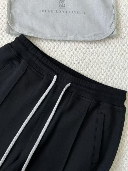 브루넬로쿠치넬리 BRUNELLO CUCINELLI 운동복 세트 후드집업 팬츠 블랙 레플리카 미러급 SA급 S급 고퀄리티 하이엔드 최상급 의류 [남성] 7