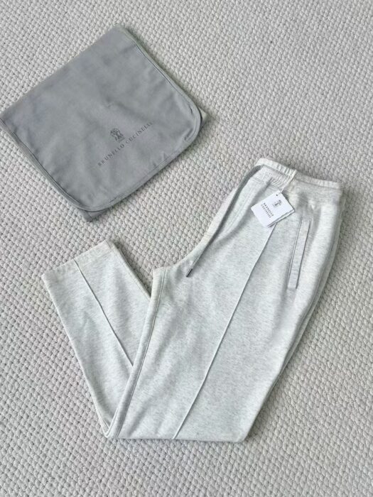브루넬로쿠치넬리 BRUNELLO CUCINELLI 운동복 세트 후드집업 팬츠 라이트 그레이 레플리카 미러급 SA급 S급 고퀄리티 하이엔드 최상급 의류 [남성] 5