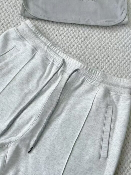 브루넬로쿠치넬리 BRUNELLO CUCINELLI 운동복 세트 후드집업 팬츠 라이트 그레이 레플리카 미러급 SA급 S급 고퀄리티 하이엔드 최상급 의류 [남성] 7