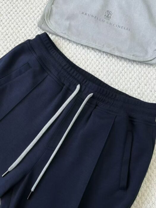 브루넬로쿠치넬리 BRUNELLO CUCINELLI 운동복 세트 후드집업 팬츠 네이비 레플리카 미러급 SA급 S급 고퀄리티 하이엔드 최상급 의류 [남성] 7