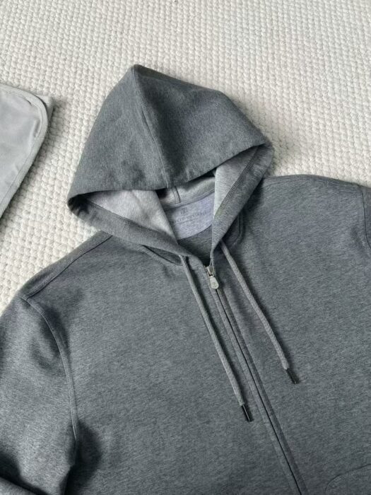 브루넬로쿠치넬리 BRUNELLO CUCINELLI 운동복 세트 후드집업 팬츠 다크 그레이 레플리카 미러급 SA급 S급 고퀄리티 하이엔드 최상급 의류 [남성] 6