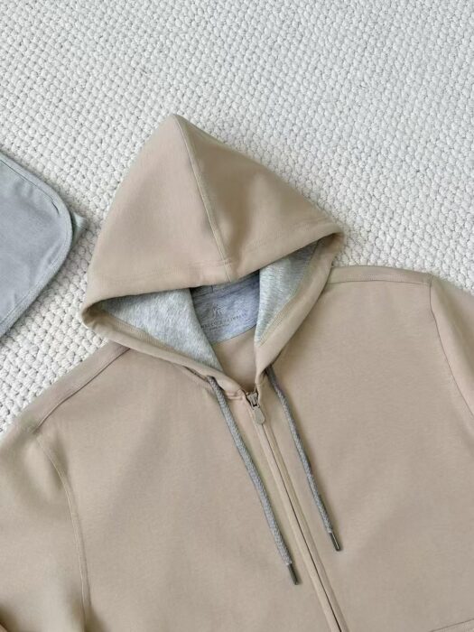 브루넬로쿠치넬리 BRUNELLO CUCINELLI 운동복 세트 후드집업 팬츠 카키 레플리카 미러급 SA급 S급 고퀄리티 하이엔드 최상급 의류 [남성] 6