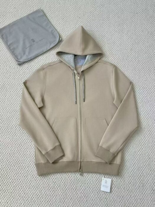 브루넬로쿠치넬리 BRUNELLO CUCINELLI 운동복 세트 후드집업 팬츠 카키 레플리카 미러급 SA급 S급 고퀄리티 하이엔드 최상급 의류 [남성] 4