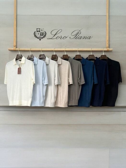 로로피아나 버튼리스 니트 폴로 셔츠 반팔티 카라티 8컬러 레플리카 미러급 SA급 S급 고퀄리티 하이엔드 최상급 의류 [남성]
