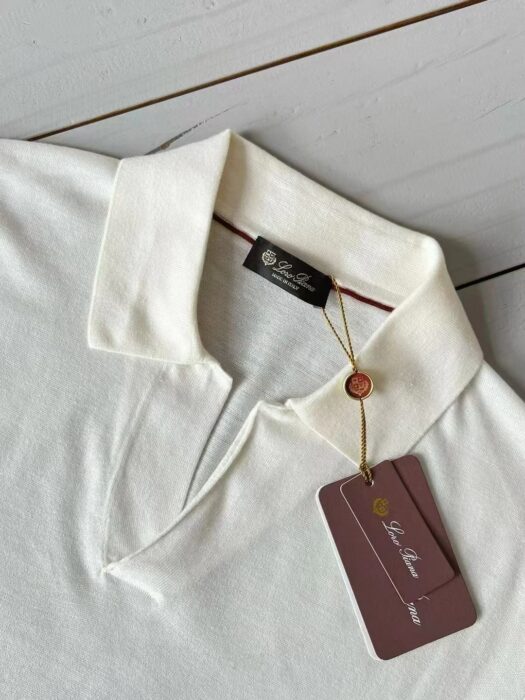 로로피아나 버튼리스 니트 폴로 셔츠 반팔티 카라티 8컬러 레플리카 미러급 SA급 S급 고퀄리티 하이엔드 최상급 의류 [남성] 5