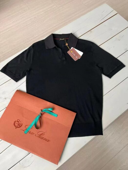 로로피아나 버튼리스 니트 폴로 셔츠 반팔티 카라티 8컬러 레플리카 미러급 SA급 S급 고퀄리티 하이엔드 최상급 의류 [남성] 25