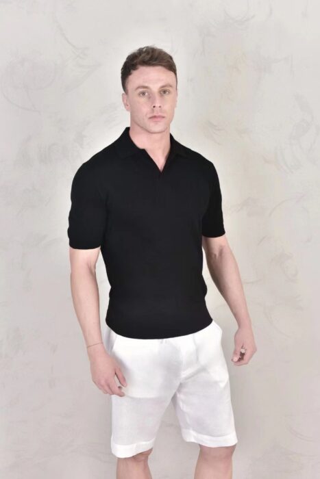 로로피아나 버튼리스 니트 폴로 셔츠 반팔티 카라티 8컬러 레플리카 미러급 SA급 S급 고퀄리티 하이엔드 최상급 의류 [남성] 23