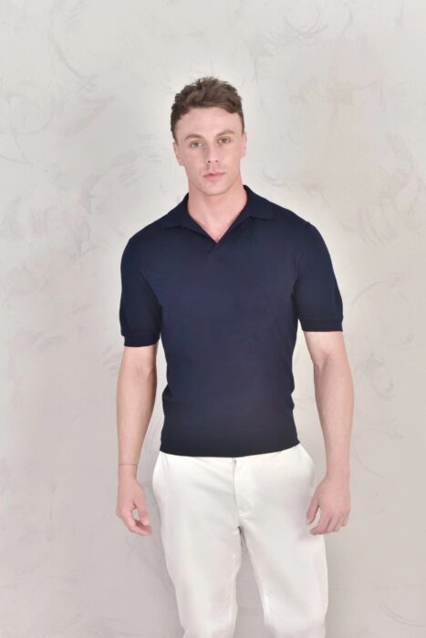 로로피아나 버튼리스 니트 폴로 셔츠 반팔티 카라티 8컬러 레플리카 미러급 SA급 S급 고퀄리티 하이엔드 최상급 의류 [남성] 26