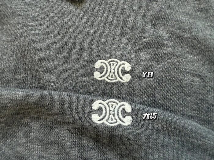 셀린느 파인 코튼 폴로 스웨터 미디움 그레이 폴로티 니트 / 긴팔티 / 레플리카 미러급 SA급 S급 고퀄리티 하이엔드 최상급 의류 [남성여성공용] 4