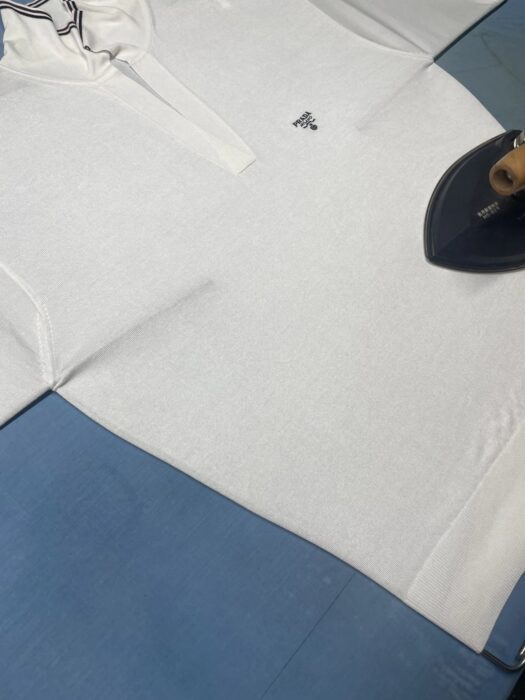 프라다 실크 반팔 폴로티 / 반팔티 / 카라티 화이트 레플리카 미러급 SA급 S급 고퀄리티 하이엔드 최상급 의류 [남성여성공용] 7