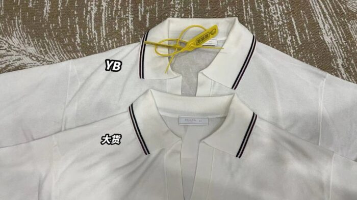 프라다 실크 반팔 폴로티 / 반팔티 / 카라티 화이트 레플리카 미러급 SA급 S급 고퀄리티 하이엔드 최상급 의류 [남성여성공용] 11