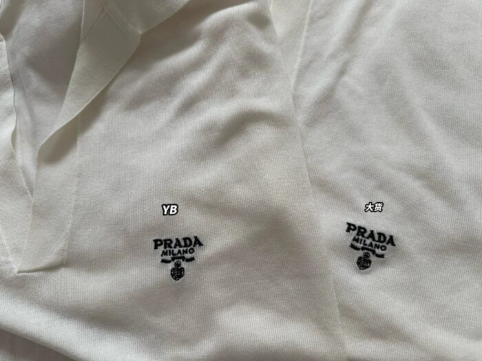 프라다 실크 반팔 폴로티 / 반팔티 / 카라티 화이트 레플리카 미러급 SA급 S급 고퀄리티 하이엔드 최상급 의류 [남성여성공용] 12
