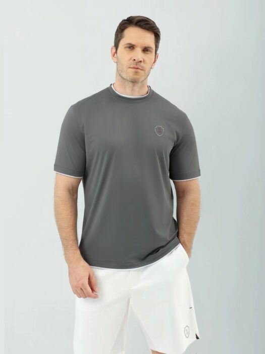 브루넬로쿠치넬리 로고 배색 페이크 레이어링 크루넥 반팔티 6컬러 레플리카 미러급 SA급 S급 고퀄리티 하이엔드 최상급 의류 [남성] 3