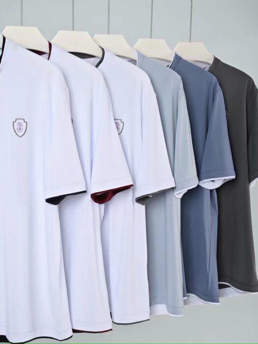 브루넬로쿠치넬리 로고 배색 페이크 레이어링 크루넥 반팔티 6컬러 레플리카 미러급 SA급 S급 고퀄리티 하이엔드 최상급 의류 [남성] 2