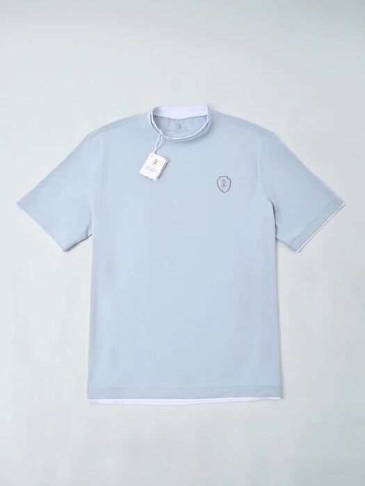 브루넬로쿠치넬리 로고 배색 페이크 레이어링 크루넥 반팔티 6컬러 레플리카 미러급 SA급 S급 고퀄리티 하이엔드 최상급 의류 [남성] 16