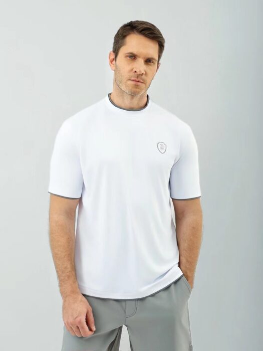 브루넬로쿠치넬리 로고 배색 페이크 레이어링 크루넥 반팔티 6컬러 레플리카 미러급 SA급 S급 고퀄리티 하이엔드 최상급 의류 [남성] 17