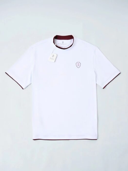 브루넬로쿠치넬리 로고 배색 페이크 레이어링 크루넥 반팔티 6컬러 레플리카 미러급 SA급 S급 고퀄리티 하이엔드 최상급 의류 [남성] 25