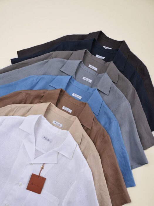 로로피아나 베이직 아마 순색 포켓 반팔 셔츠 8컬러 레플리카 미러급 SA급 S급 고퀄리티 하이엔드 최상급 의류 [남성] 2