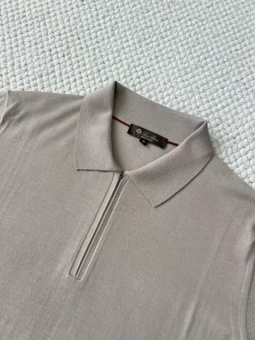 로로피아나 울 순색 반지퍼 폴로 카라티 반팔티 5컬러 레플리카 미러급 SA급 S급 고퀄리티 하이엔드 최상급 의류 [남성] 4