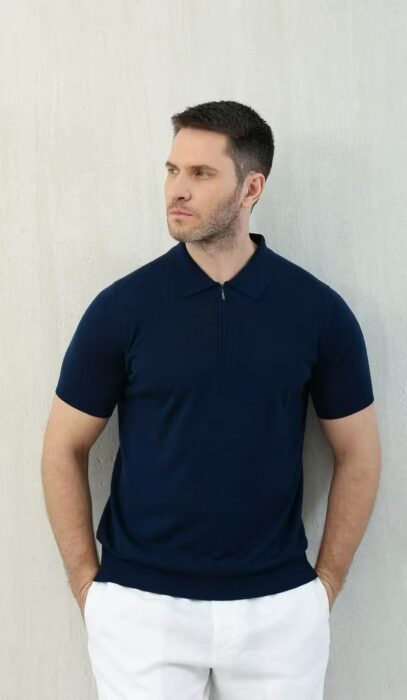 로로피아나 울 순색 반지퍼 폴로 카라티 반팔티 5컬러 레플리카 미러급 SA급 S급 고퀄리티 하이엔드 최상급 의류 [남성] 9