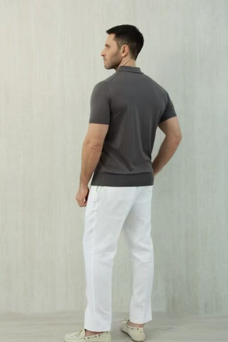 로로피아나 울 순색 반지퍼 폴로 카라티 반팔티 5컬러 레플리카 미러급 SA급 S급 고퀄리티 하이엔드 최상급 의류 [남성] 13