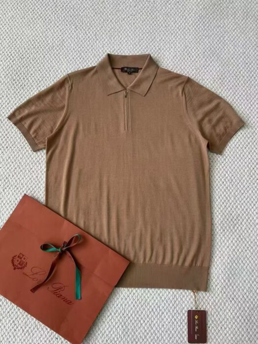 로로피아나 울 순색 반지퍼 폴로 카라티 반팔티 5컬러 레플리카 미러급 SA급 S급 고퀄리티 하이엔드 최상급 의류 [남성] 20