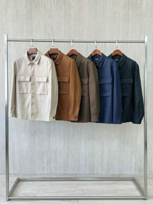 제냐 더블 포켓 순색 아마 셔츠 자켓 5컬러 레플리카 미러급 SA급 S급 고퀄리티 하이엔드 최상급 의류 [남성]