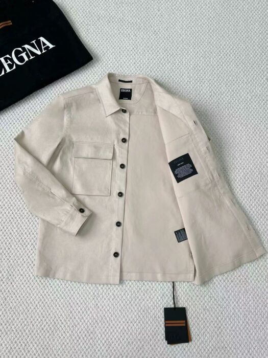 제냐 더블 포켓 순색 아마 셔츠 자켓 5컬러 레플리카 미러급 SA급 S급 고퀄리티 하이엔드 최상급 의류 [남성] 5