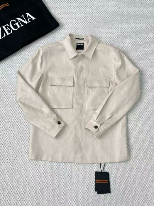 제냐 더블 포켓 순색 아마 셔츠 자켓 5컬러 레플리카 미러급 SA급 S급 고퀄리티 하이엔드 최상급 의류 [남성] 4