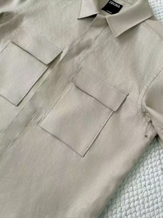 제냐 더블 포켓 순색 아마 셔츠 자켓 5컬러 레플리카 미러급 SA급 S급 고퀄리티 하이엔드 최상급 의류 [남성] 7