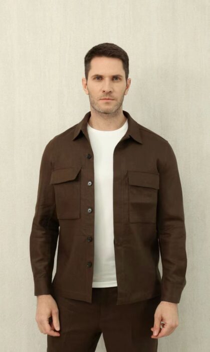 제냐 더블 포켓 순색 아마 셔츠 자켓 5컬러 레플리카 미러급 SA급 S급 고퀄리티 하이엔드 최상급 의류 [남성] 10